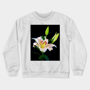 Lovely Sonata Three Stem lily Crewneck Sweatshirt